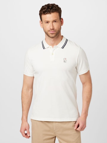 s.Oliver Poloshirt in Weiß: predná strana