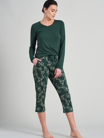 SCHIESSER Pajama Pants in Green