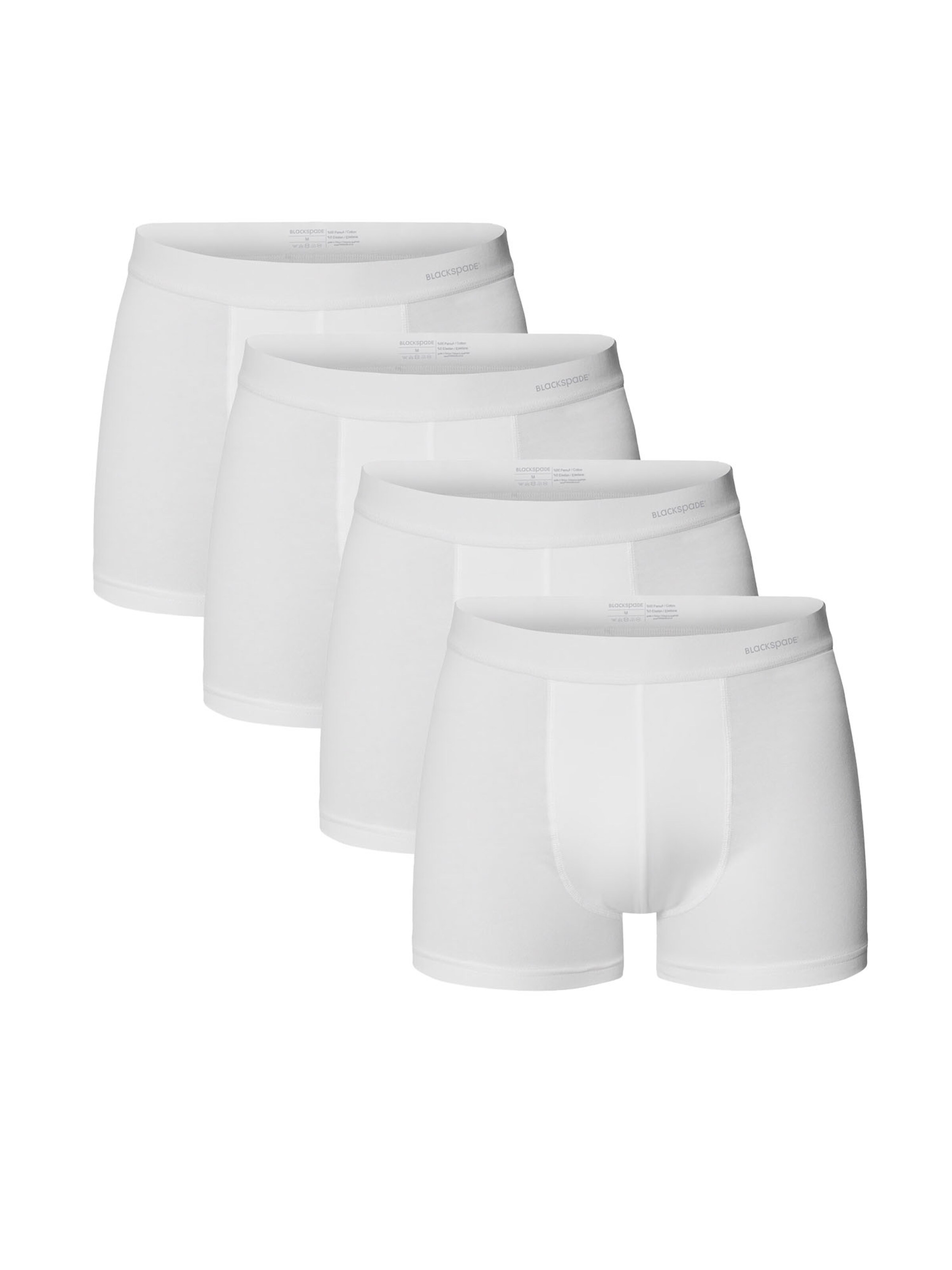 Blackspade Boxer shorts 'Basic' in White: front