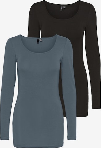 VERO MODA Shirt 'MAXI' in Grijs: voorkant