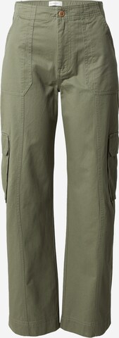 Abercrombie & Fitch Regular Cargo Pants in Green: front