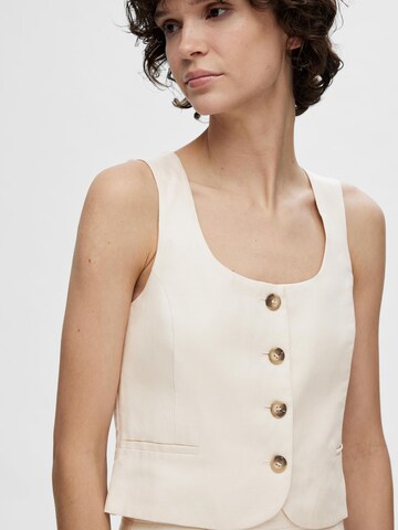 SELECTED FEMME Vest i beige