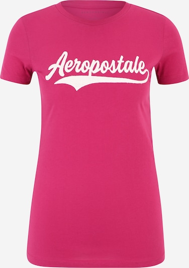 AÉROPOSTALE Camiseta 'JUNE' en rosa oscuro / blanco, Vista del producto