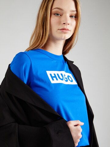 HUGO T-shirt 'Classic' i blå