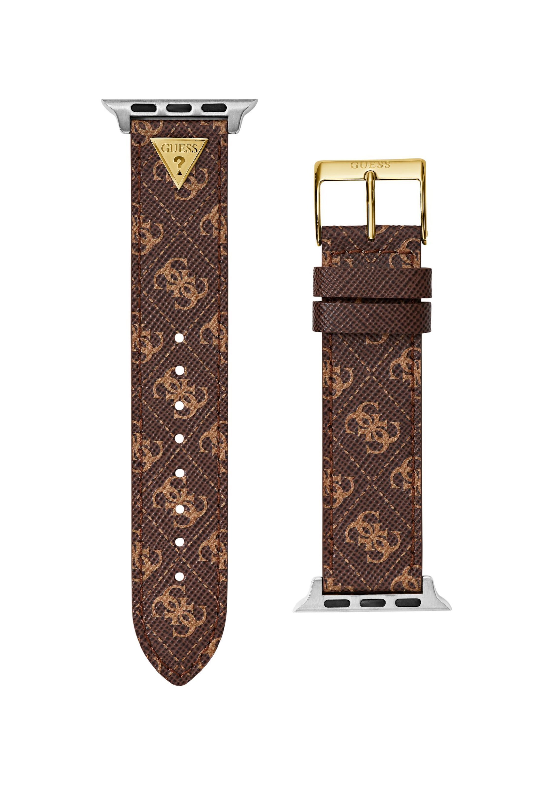 GUESS Analog watch in Brown: front