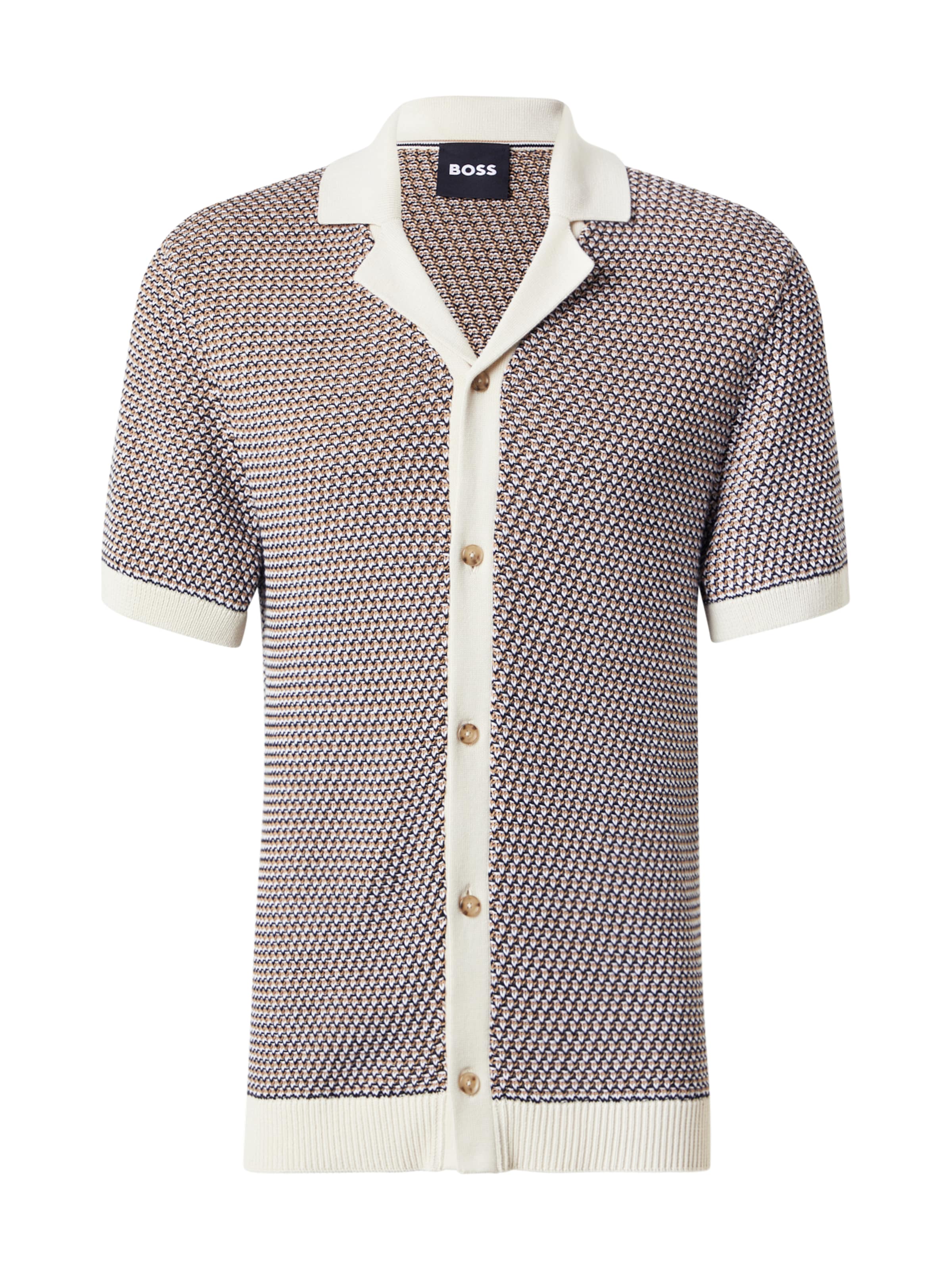 BOSS Shirt in Wit: voorkant