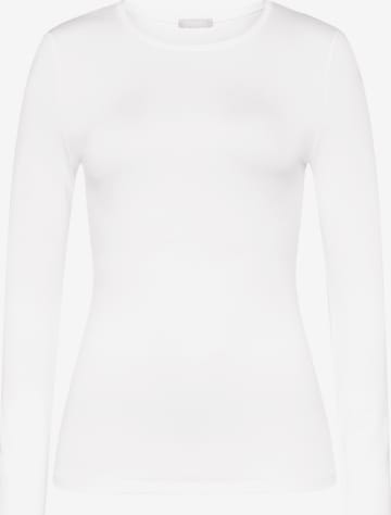 T-shirt ' Soft Touch ' Hanro en blanc : devant
