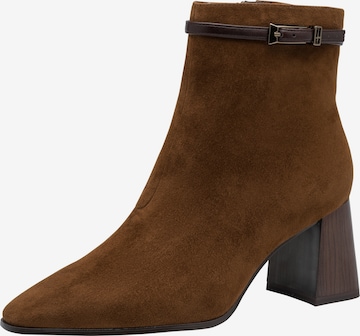 Bottines Tamaris en marron : devant
