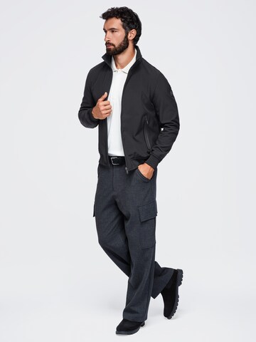 Ombre Between-Season Jacket 'OM-Janp' in Black