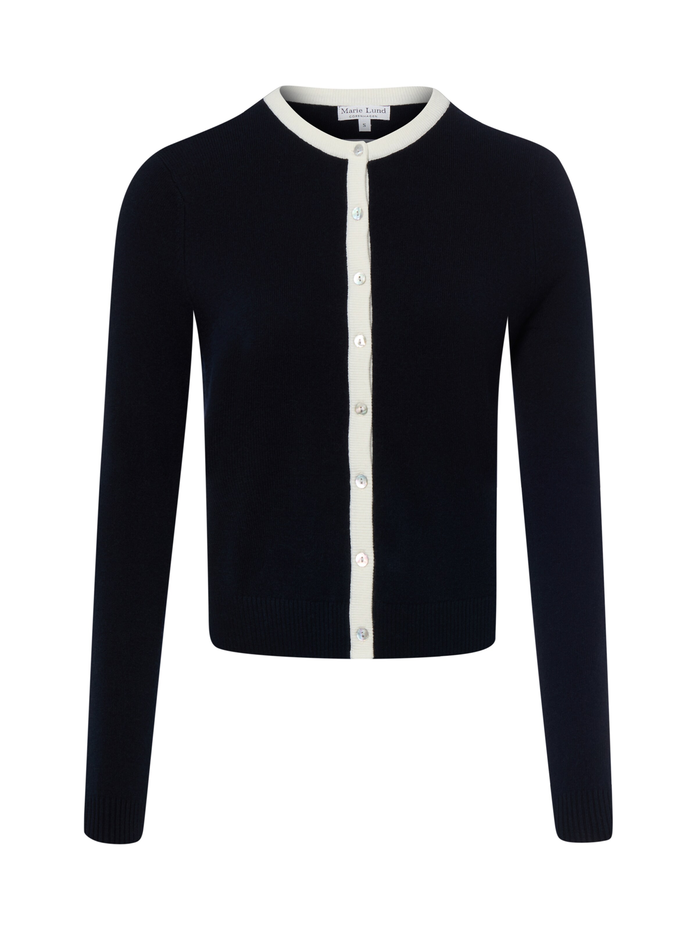 Marie Lund Knit cardigan in Blue: front