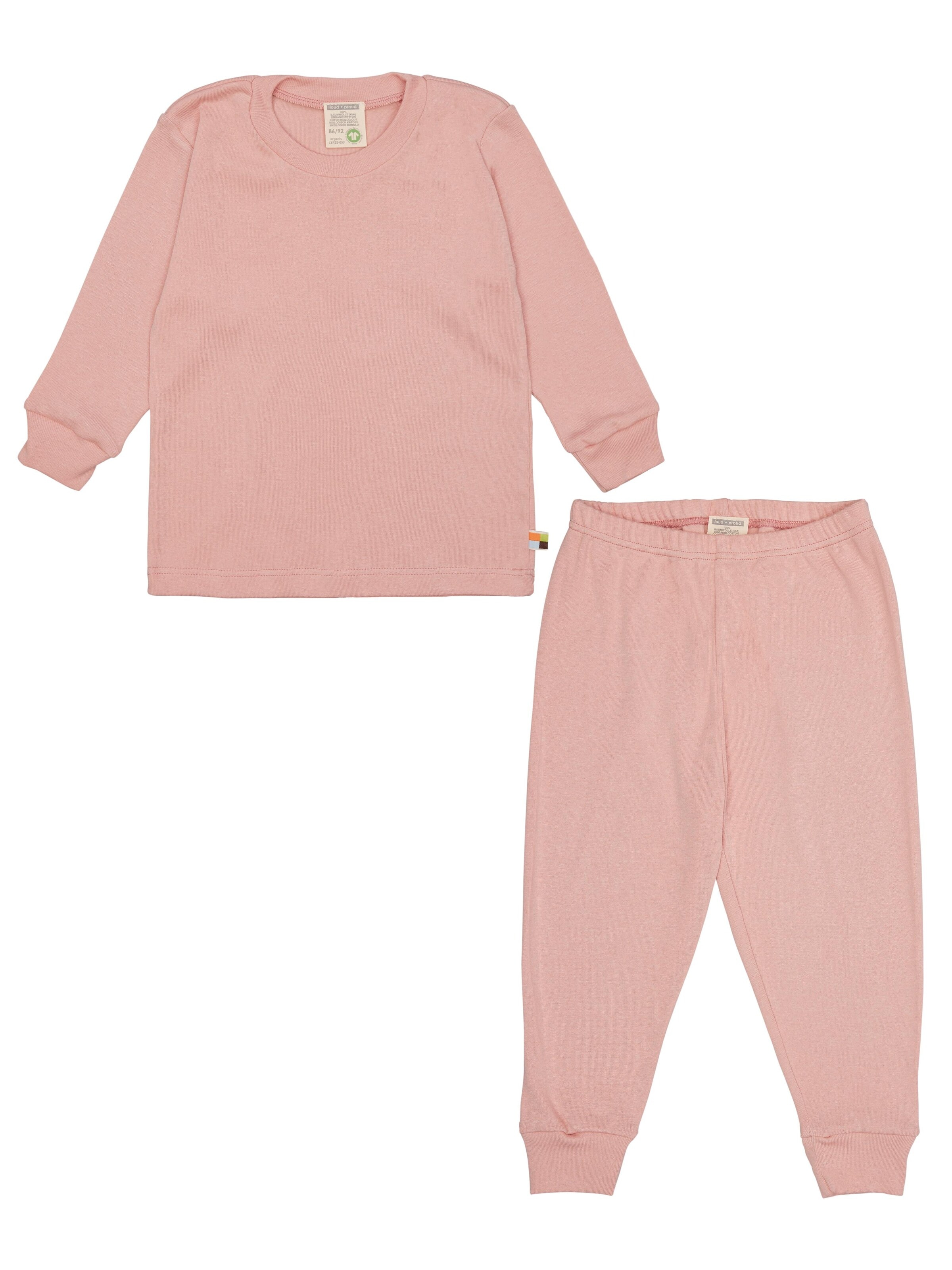 loud + proud Schlafanzug‌‌‌ in Pink: Vorderseite