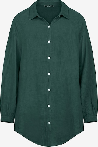 SASSYCLASSY - Blusa en verde: frente