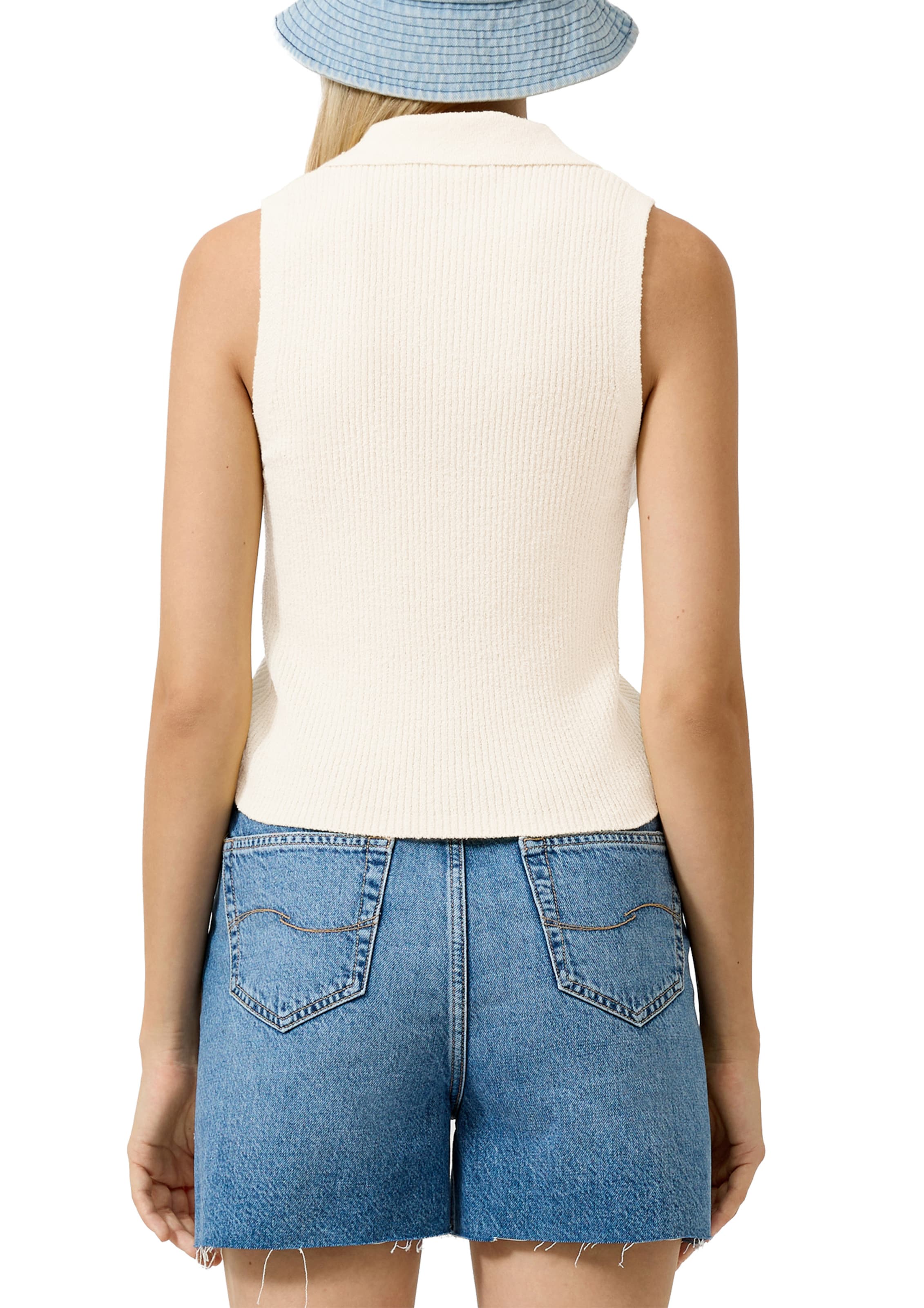 Gilet QS en beige