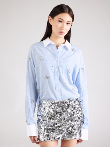 Essentiel Antwerp Bluse in Blau: Vorderseite