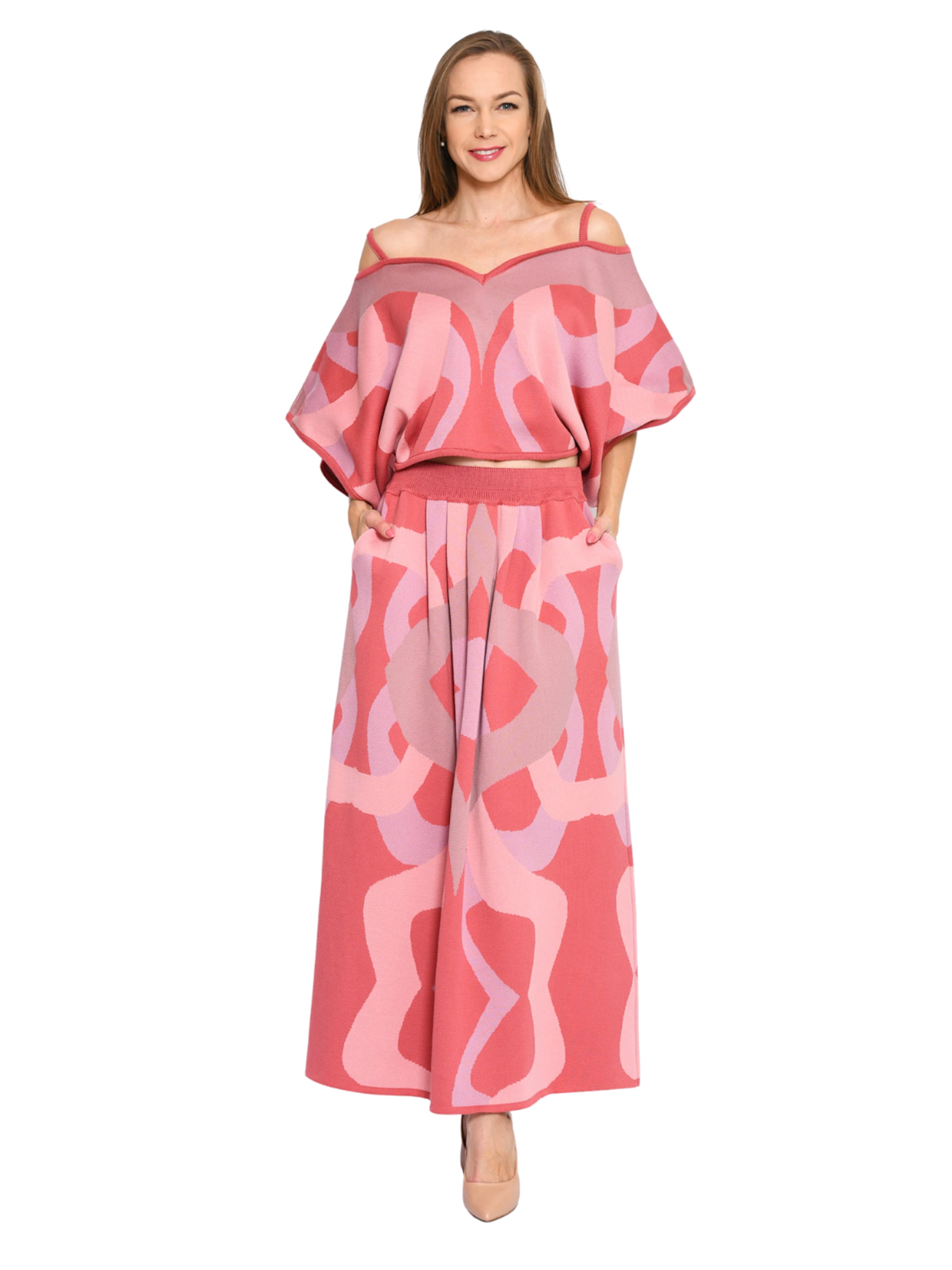 Csillag Zsuzsi - Falda 'Dreamgate Ruffled Pocket' en marrón