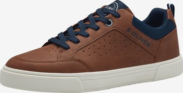 s.Oliver Sneakers laag in Bruin: voorkant