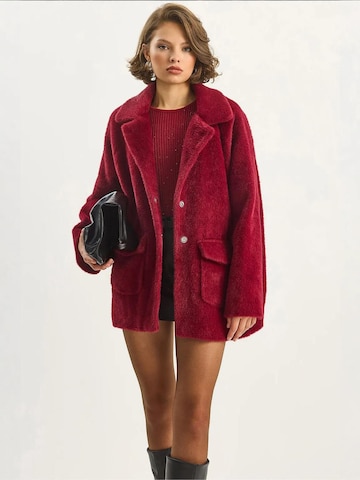 Bianco Lucci - Sobretudo de inverno em vermelho