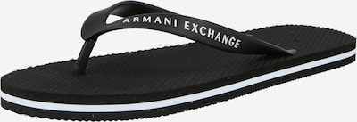 ARMANI EXCHANGE Japonke | črna / bela barva, Prikaz izdelka