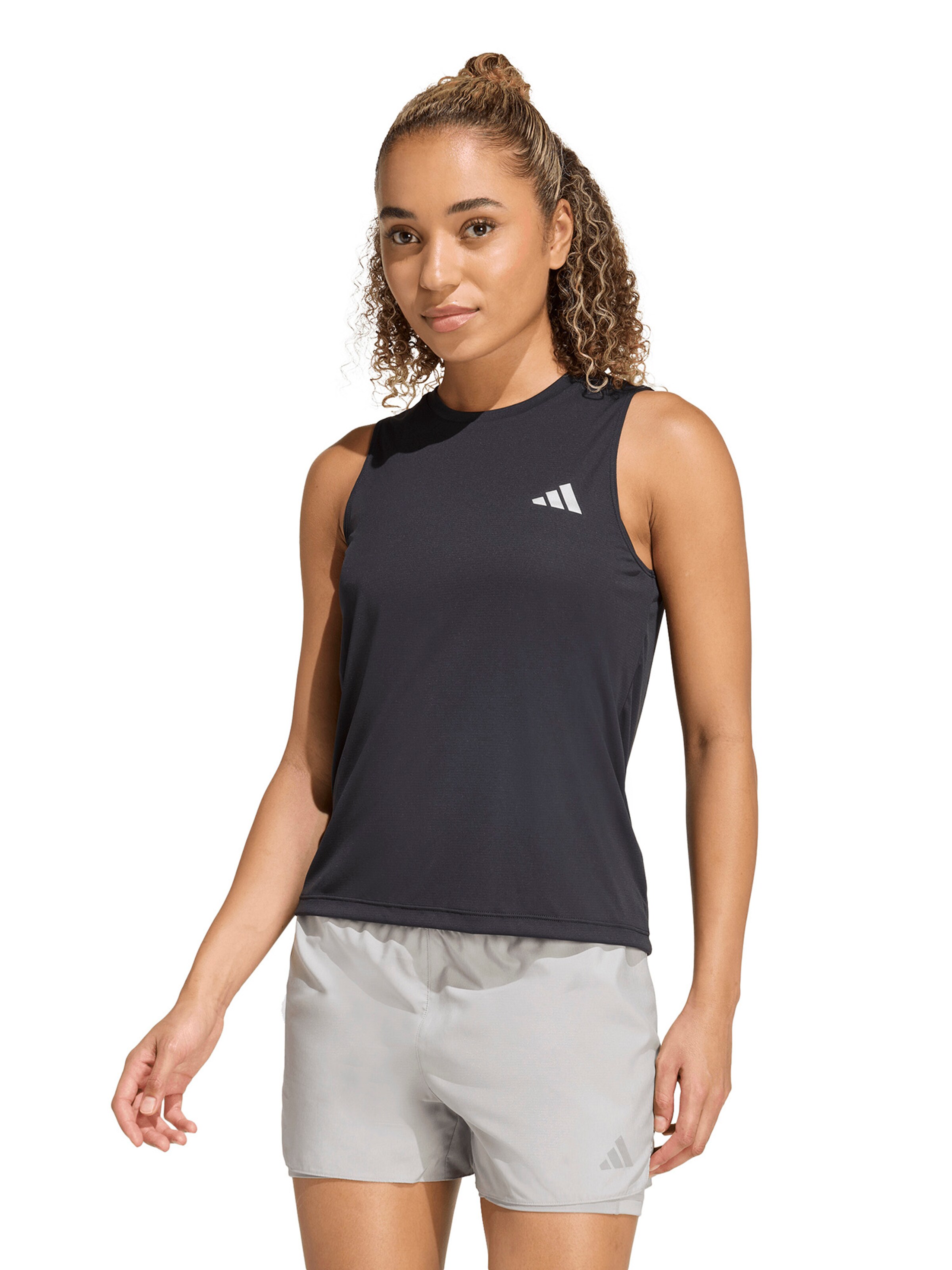 ADIDAS PERFORMANCE Спортивный топ 'Ess' в Черный: спереди