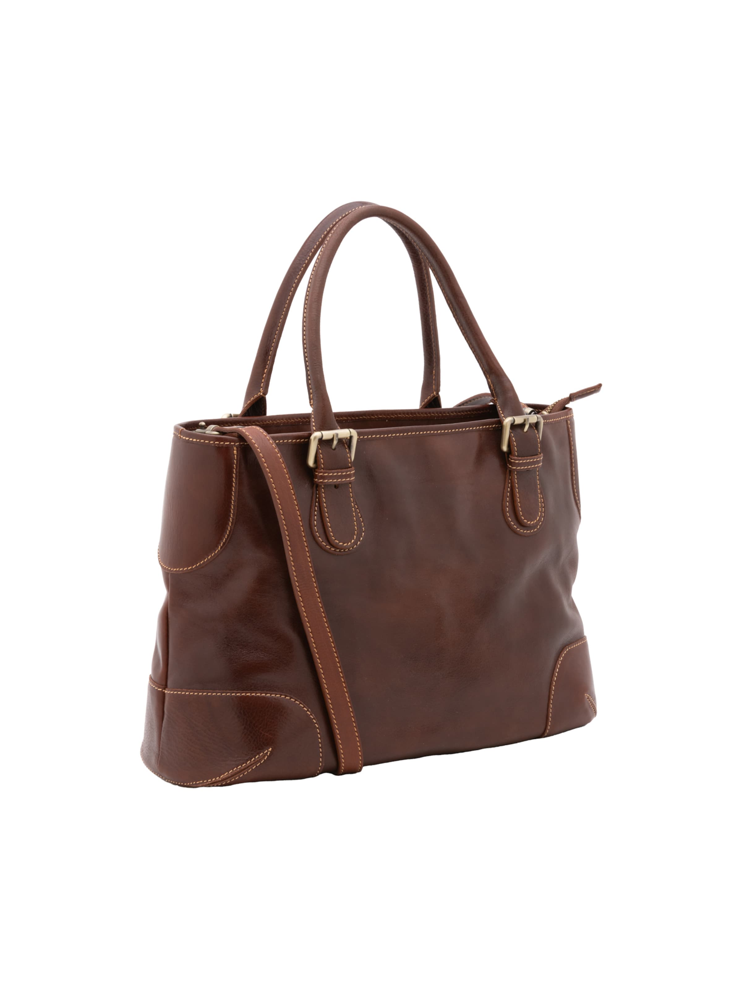 Borsa a tracolla di Viola Castellani in marrone: frontale