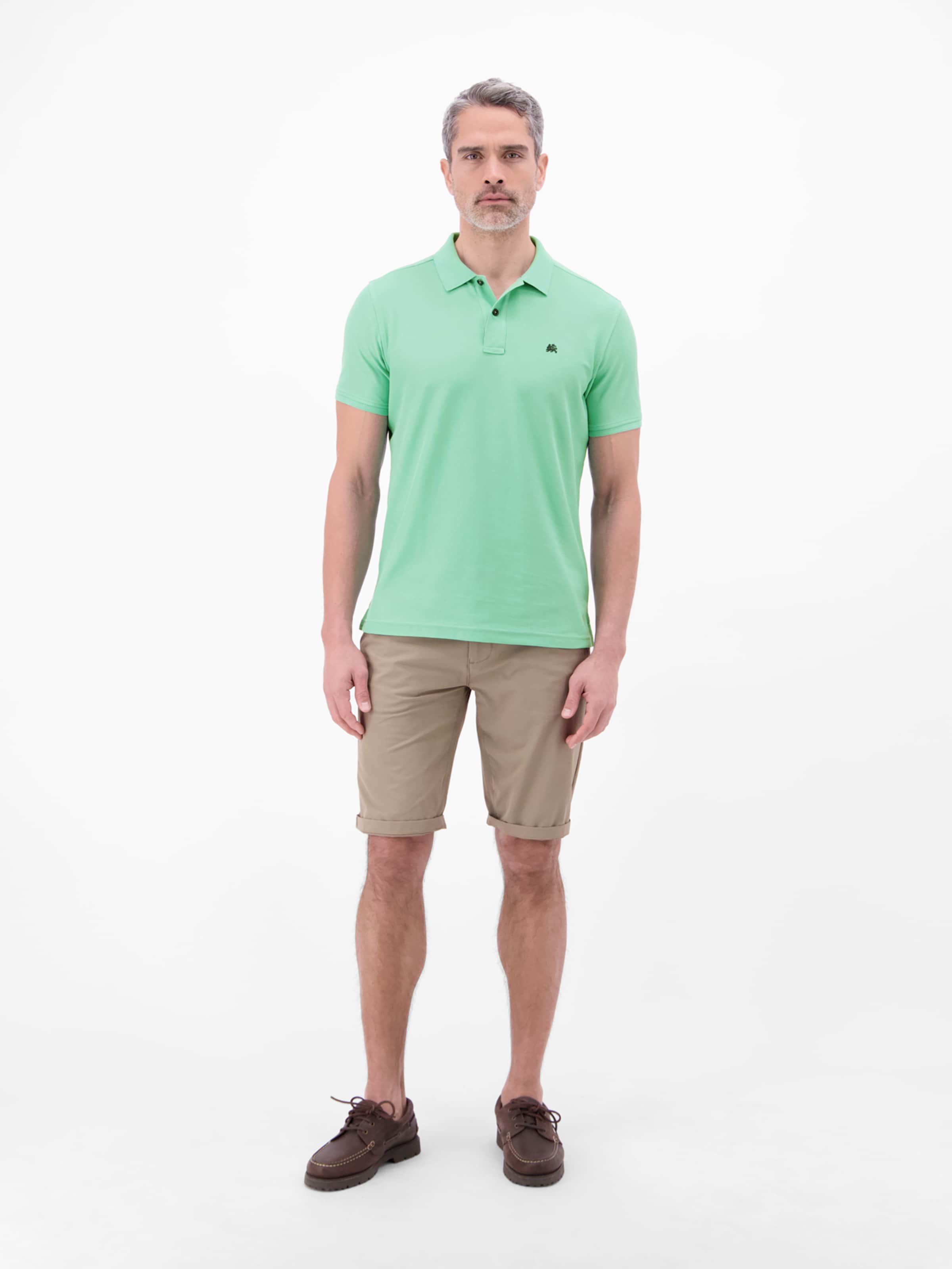 LERROS Poloshirt in Grün: Vorderseite