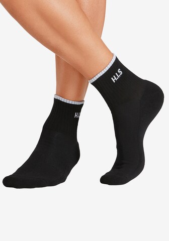 H.I.S Athletic Socks in Black: front
