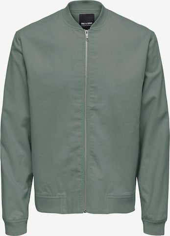 Only & Sons Between-Season Jacket 'OLIVER' in Green: front