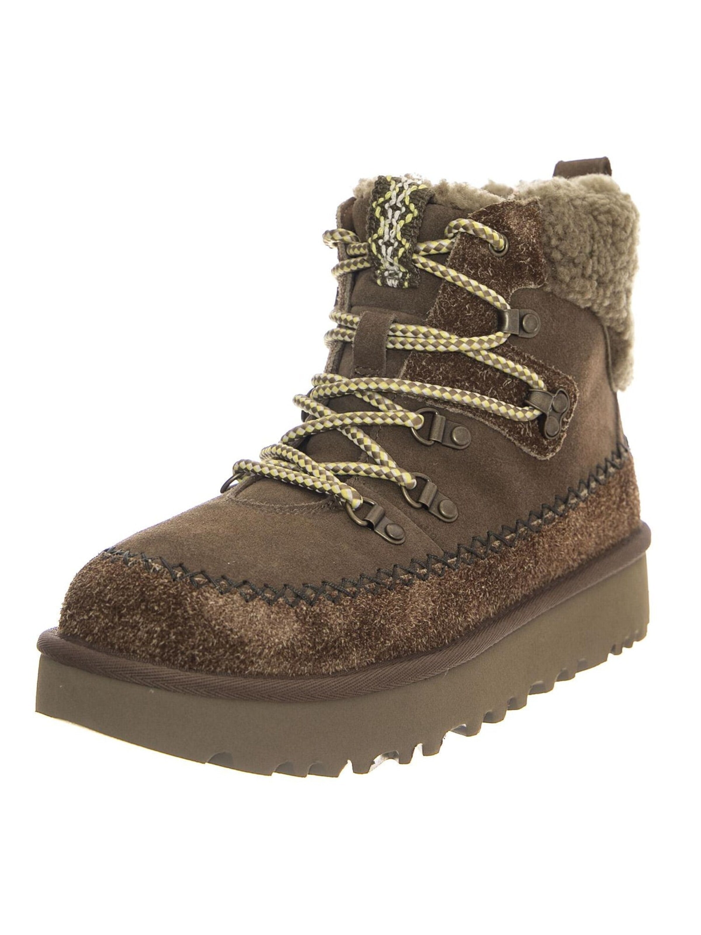 UGG Lace-Up Boots 'W Classic Alpine Lace-Up Hickory' in 36 in Khaki, Item view