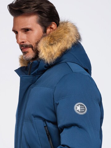 Ombre Winterparka in Blauw