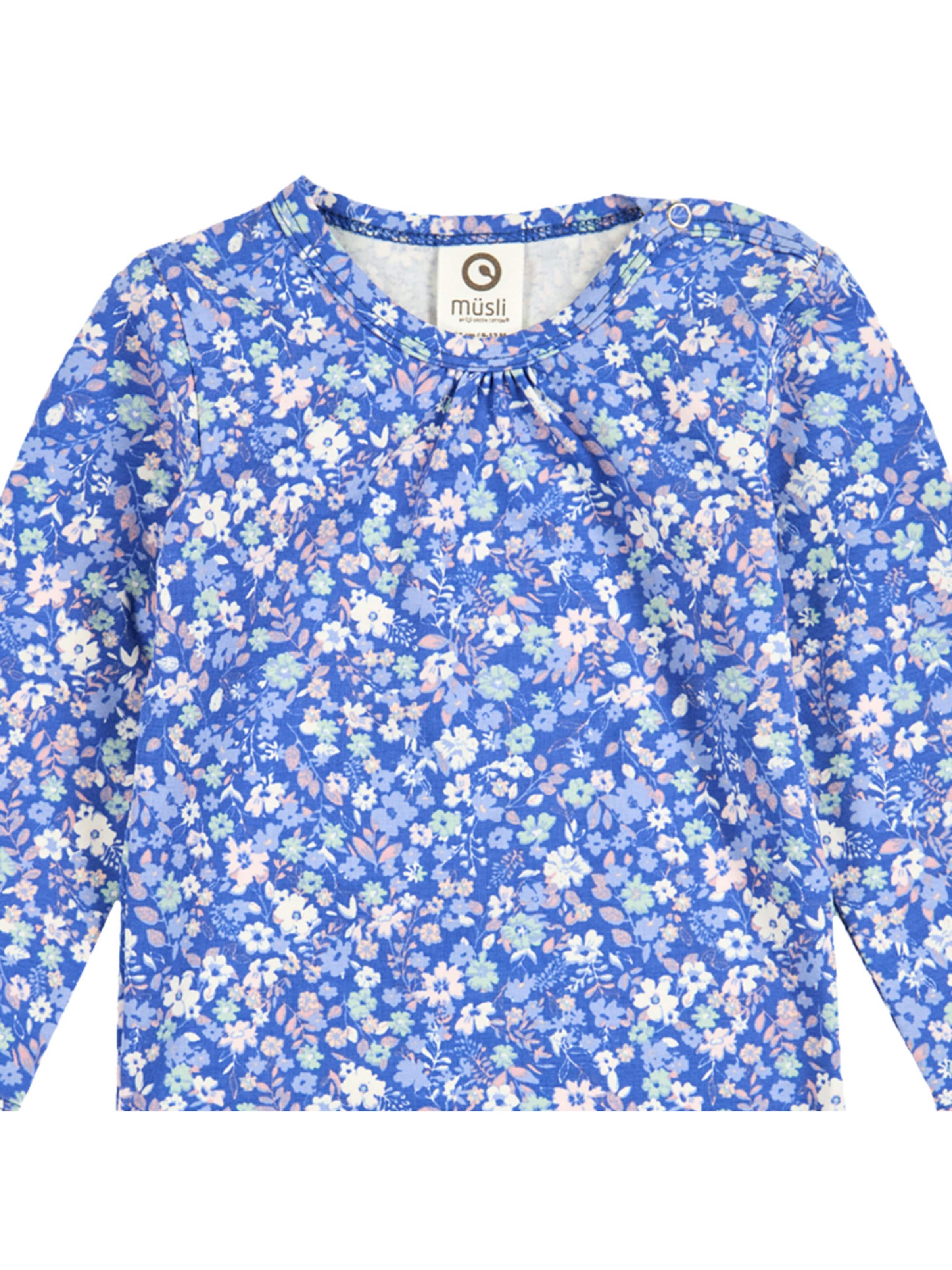 Barboteuse / body Müsli by GREEN COTTON en bleu