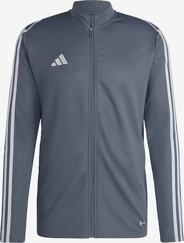 ADIDAS PERFORMANCE Outdoor jacket 'Tiro 23 League' in Grey: front