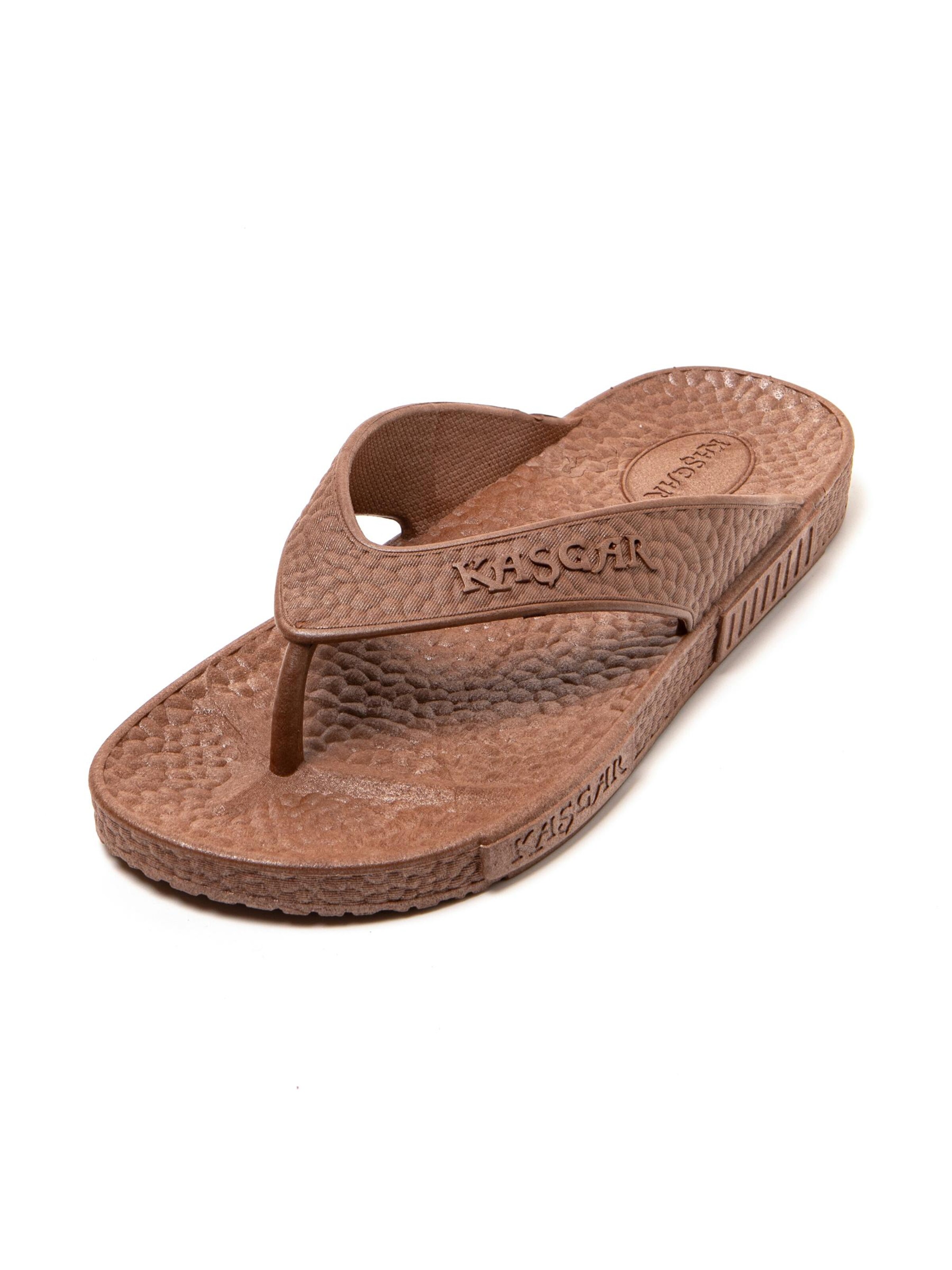 Brasileras - Zapatos para playa y agua 'Gummix' en marrón