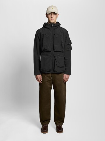 Lyle & Scott Tussenjas in Zwart