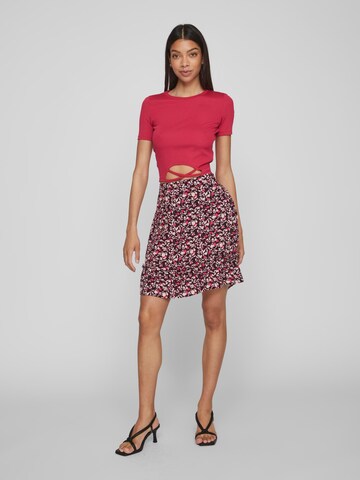 VILA Skirt 'CELINA' in Red