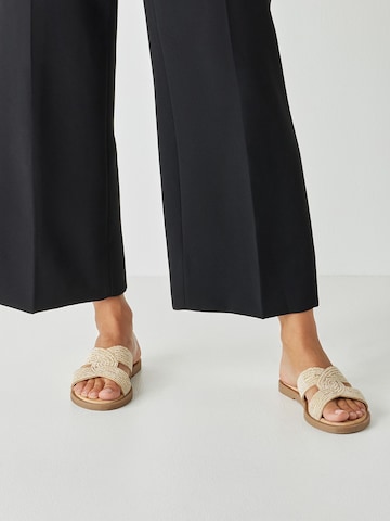 Tamaris Mules in Beige: front