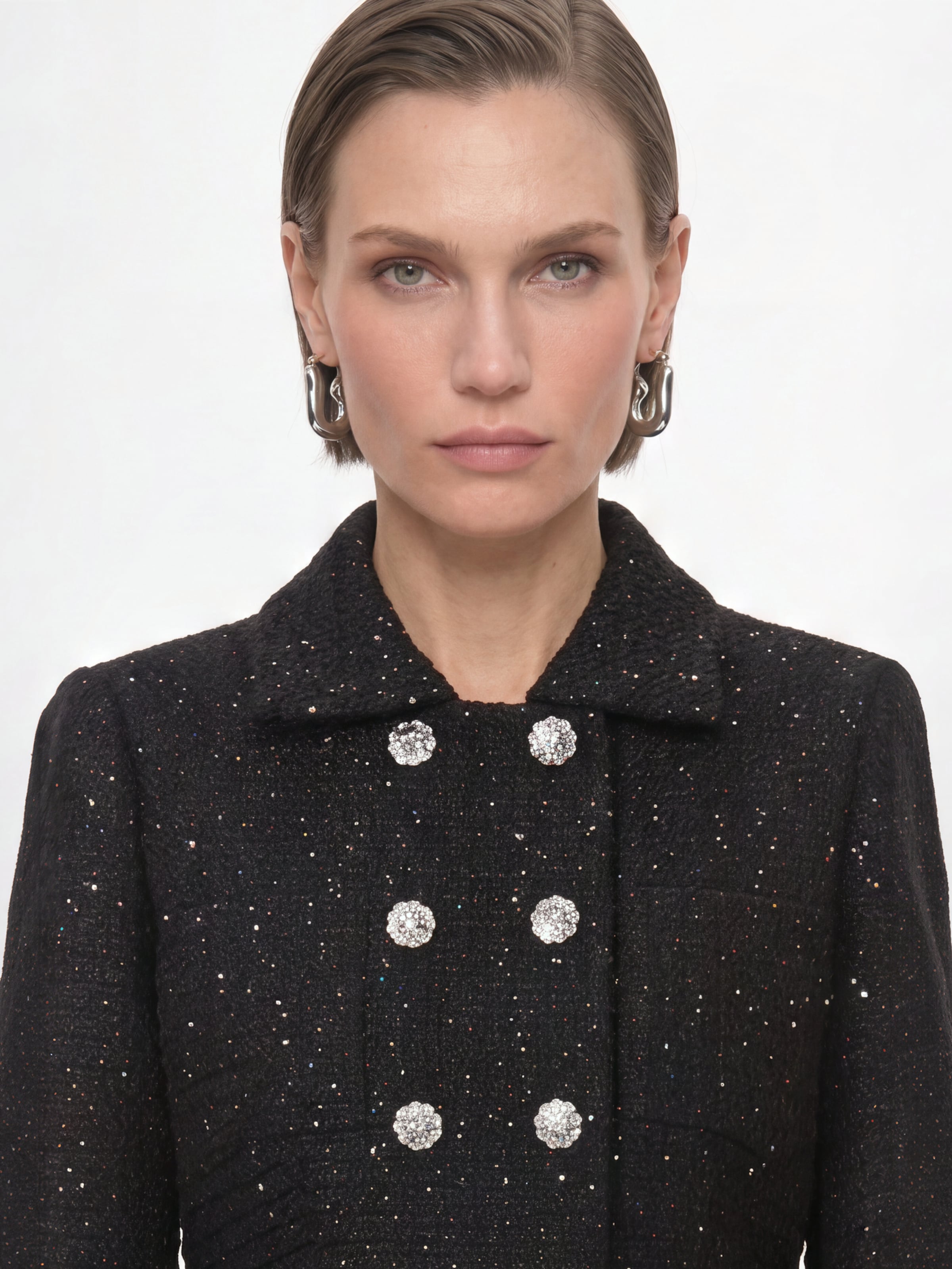 Blazer Rich & Royal en noir : devant