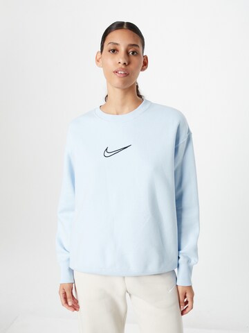 Nike Sportswear Sweatshirt 'PHNX FLC' in Blauw: voorkant