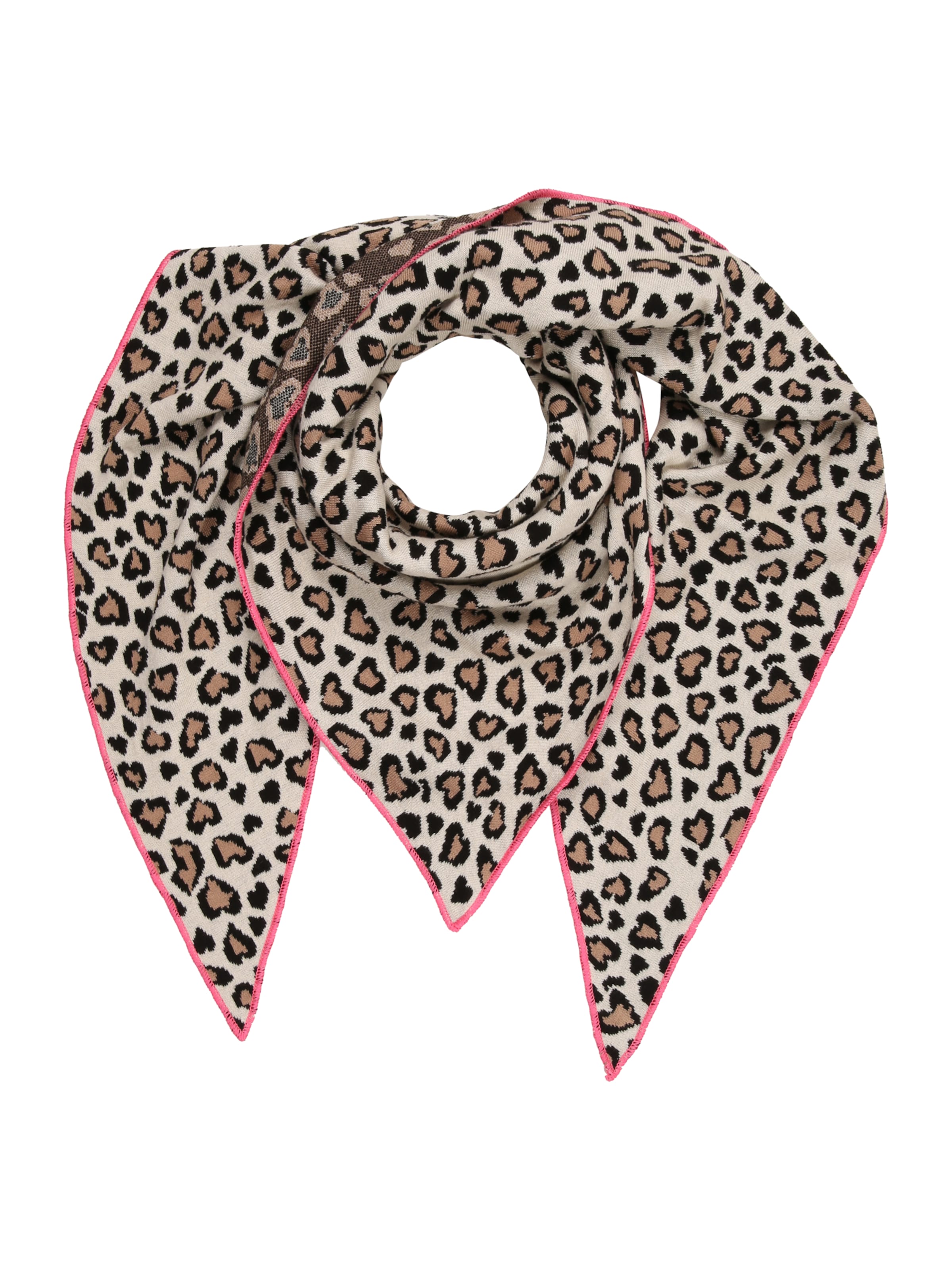 Zwillingsherz Tørklæde i beige: forside