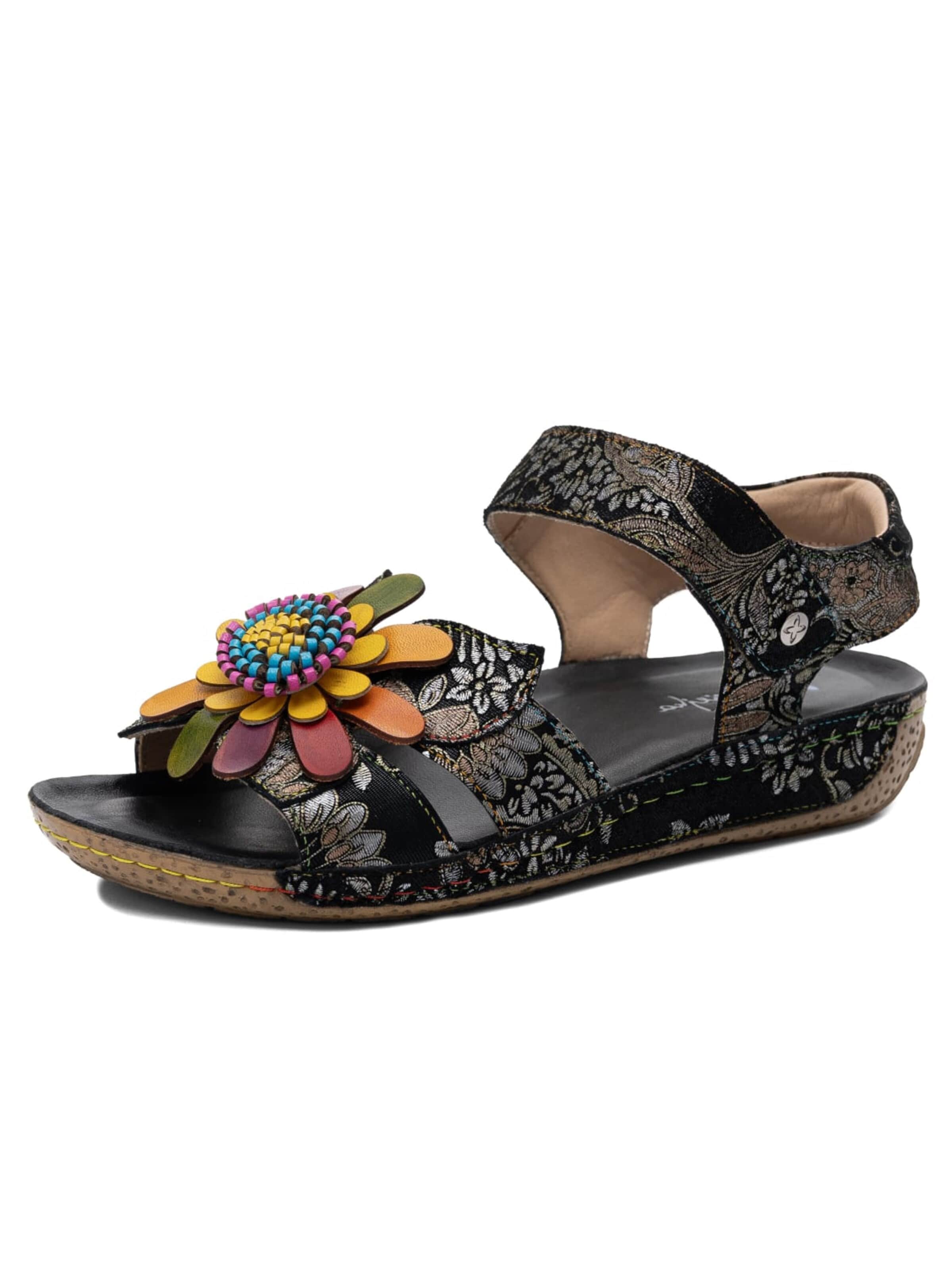 Maciejka Strap Sandals 'K7418-01/00-1' in Yellow: front