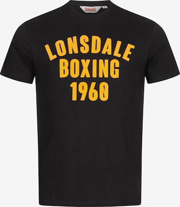 LONSDALE Paita 'Pitsligo' värissä musta: etupuoli