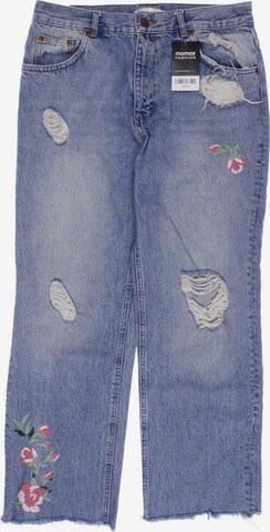 Anine Bing Jeans in 30 in Blue: front