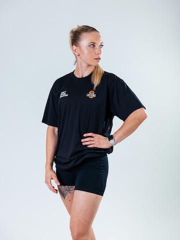 Lifters Oversizeshirt 'Hybrid Club Sport Unisex' in Schwarz: Vorderseite