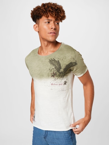 Key Largo Shirt 'MELROSE HILL' in Groen: voorkant