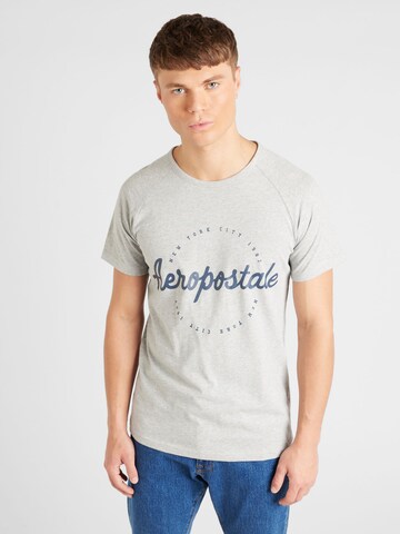 AÉROPOSTALE Shirt 'NEW YORK CITY' in Grey: front