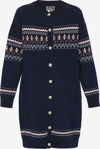 Cardigan DreiMaster Maritim en bleu : devant