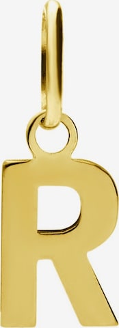 Lucardi Pendant 'Klassisch' in Gold: front