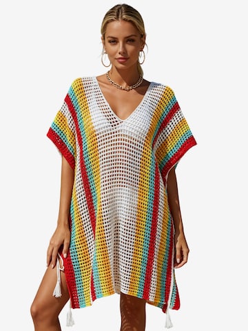Yesfashion Strandkleid in Weiß: Vorderseite