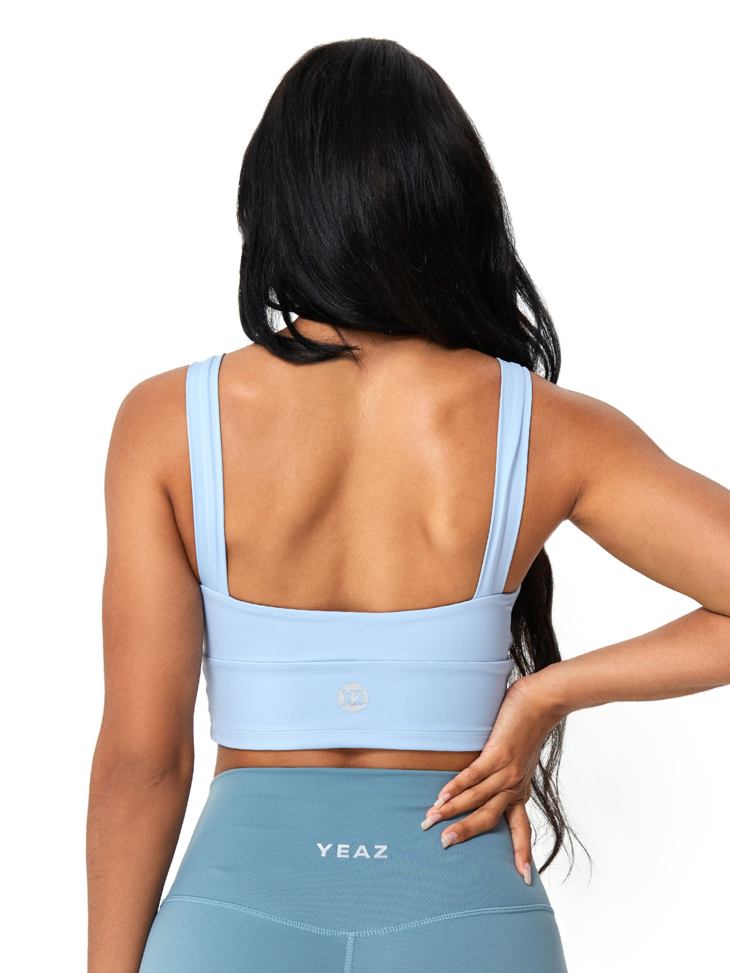 YEAZ Спортен топ 'Real Babe' в синьо