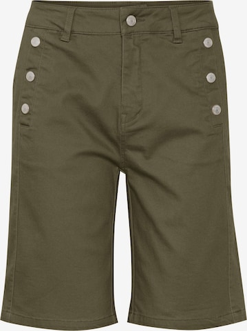 Fransa Regular Pants 'lomax' in Green: front
