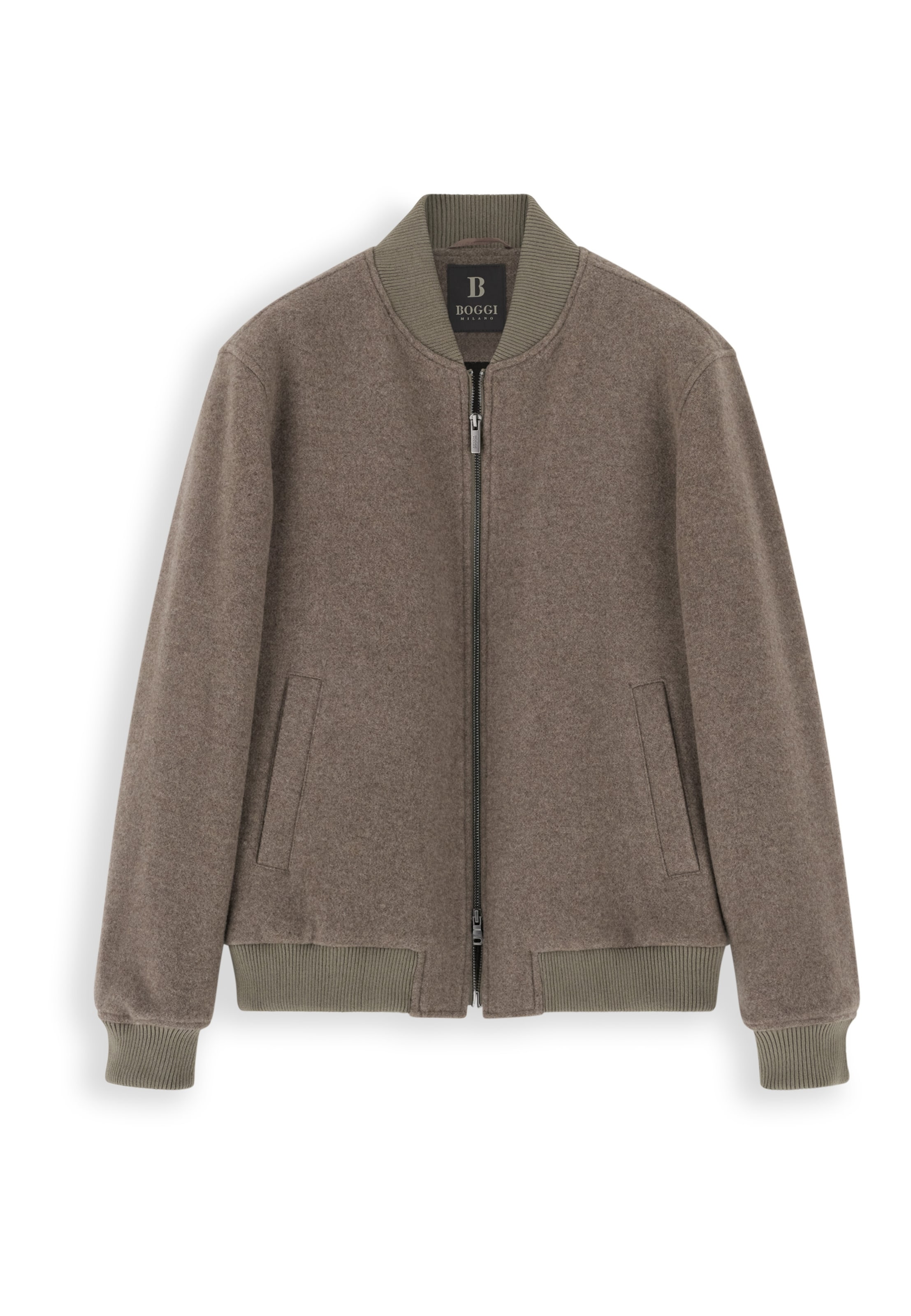 Boggi Milano Tussenjas in Beige: voorkant